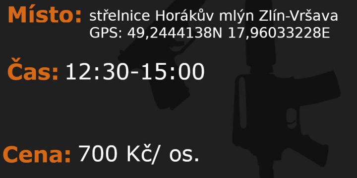 Květen – Trénink na pušku & pistoli