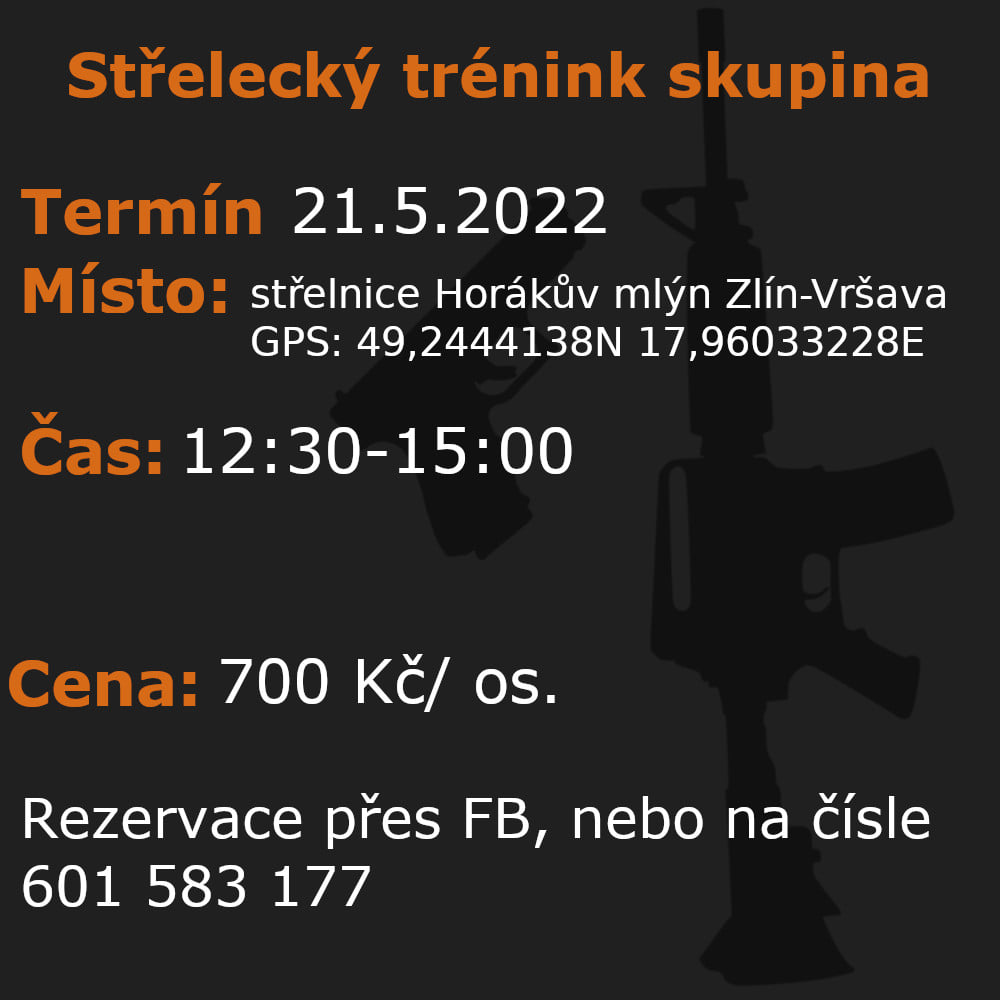 Trénink na pušku a pistoli